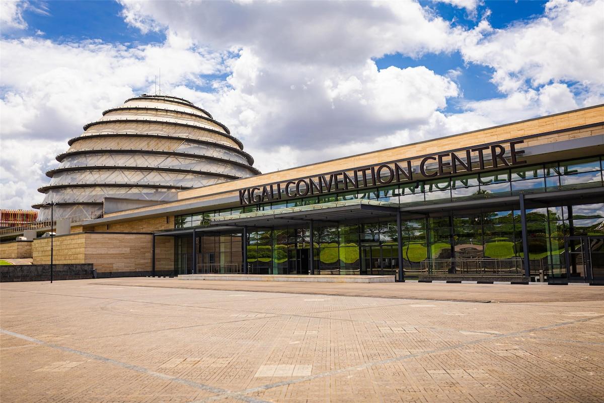 Kigali Convention Centre main entrance